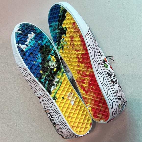 *VANS x CRAYOLA | Authentic DIY Sketch Your Way Skate Shoe - White - Picture 7 of 9